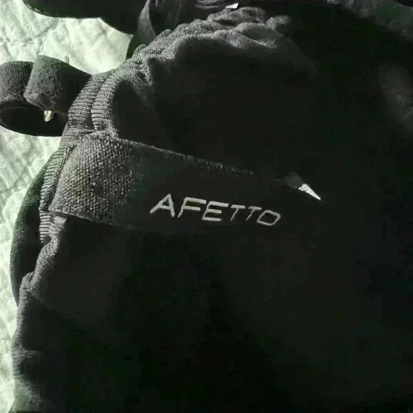 Black Romper Embroidered floral design , ruffle hem, zip up adjustable straps - Picture 10 of 13